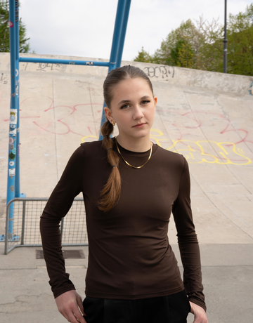 Langærmet t-shirt i det lækreste slim-fit materiale.