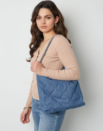 Kelly denim taske