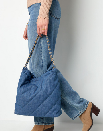 Kelly denim taske