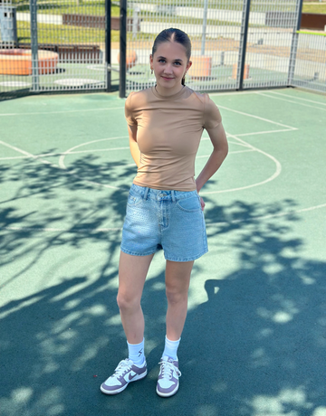 Lucy denim shorts