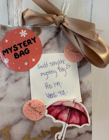 Smykke mystery bag, guld