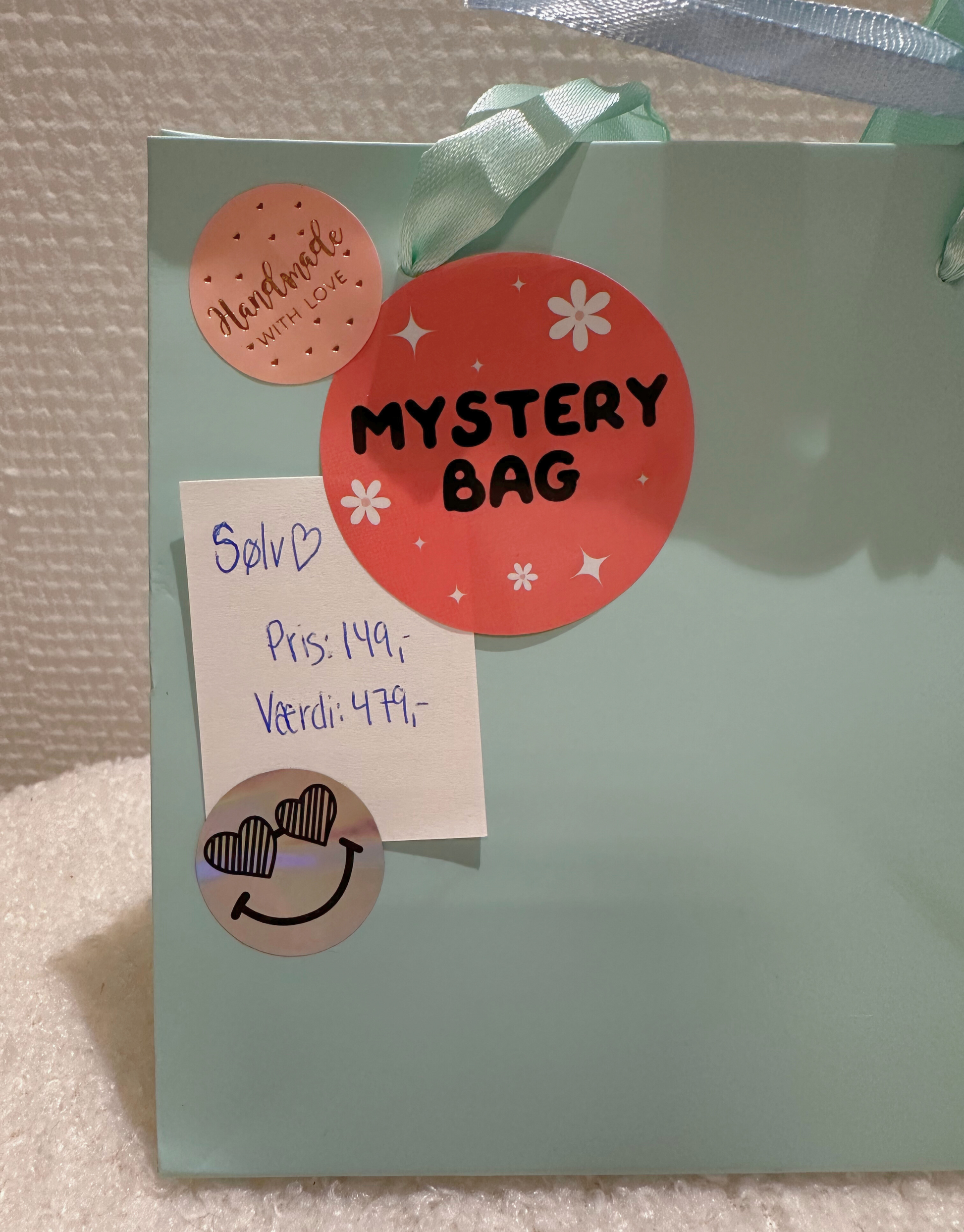 Mystery bag med sølv smykker til kun 149,- men du får altså værdi for hele 479,-