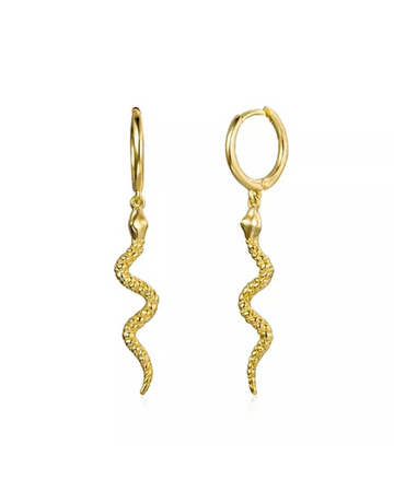 Snake earrings