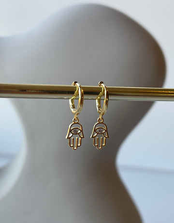 Hand of Fatima earrings